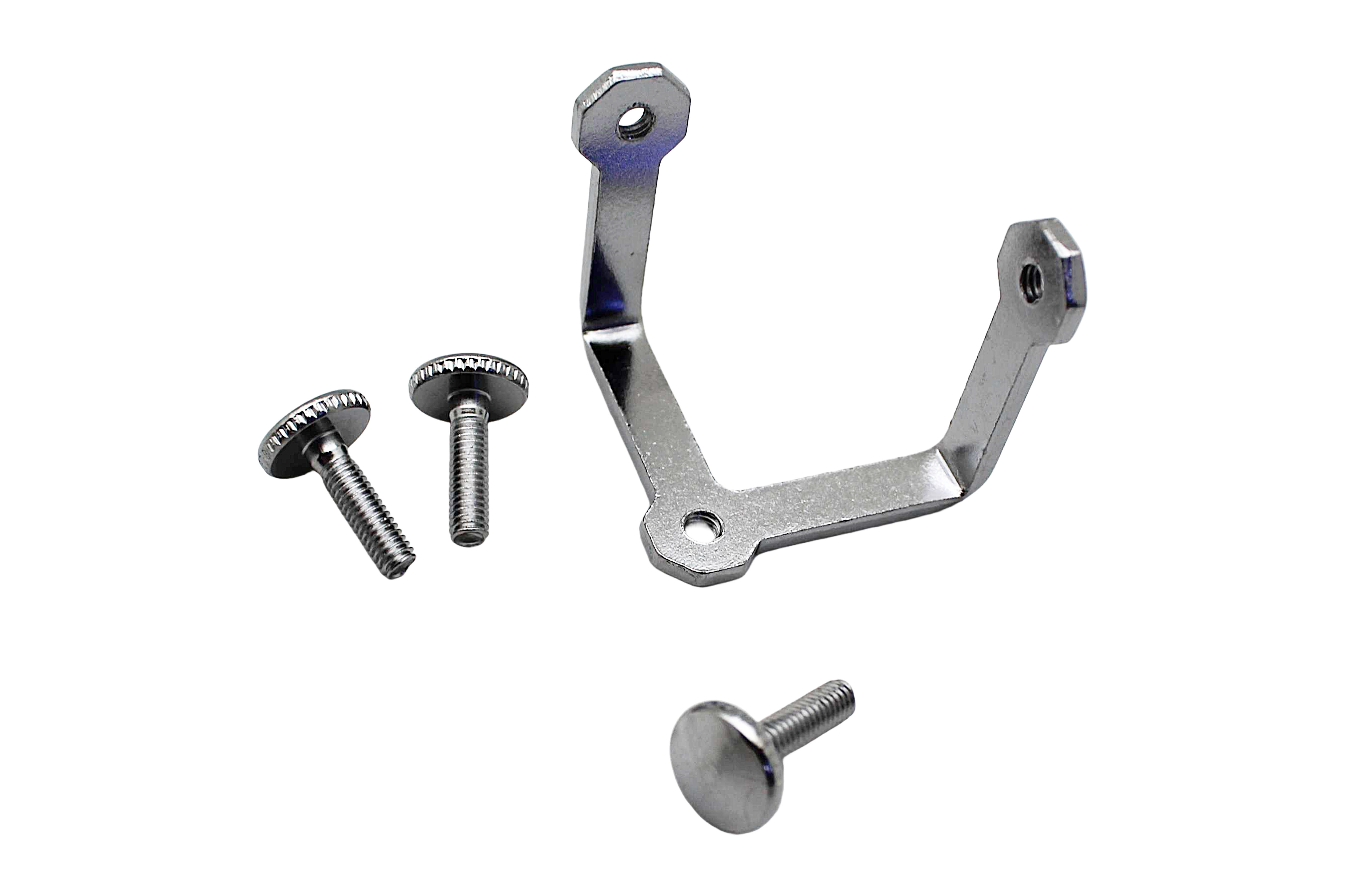 Hardware Glass Holder Three Arm Hardware Item Stainless Steel/Glass Premium Hardware for Door Cabinet Window Furniture and Interior Use